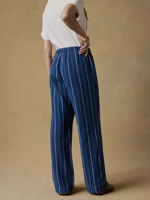 Laidback Pant in Indigo Drift Stripe