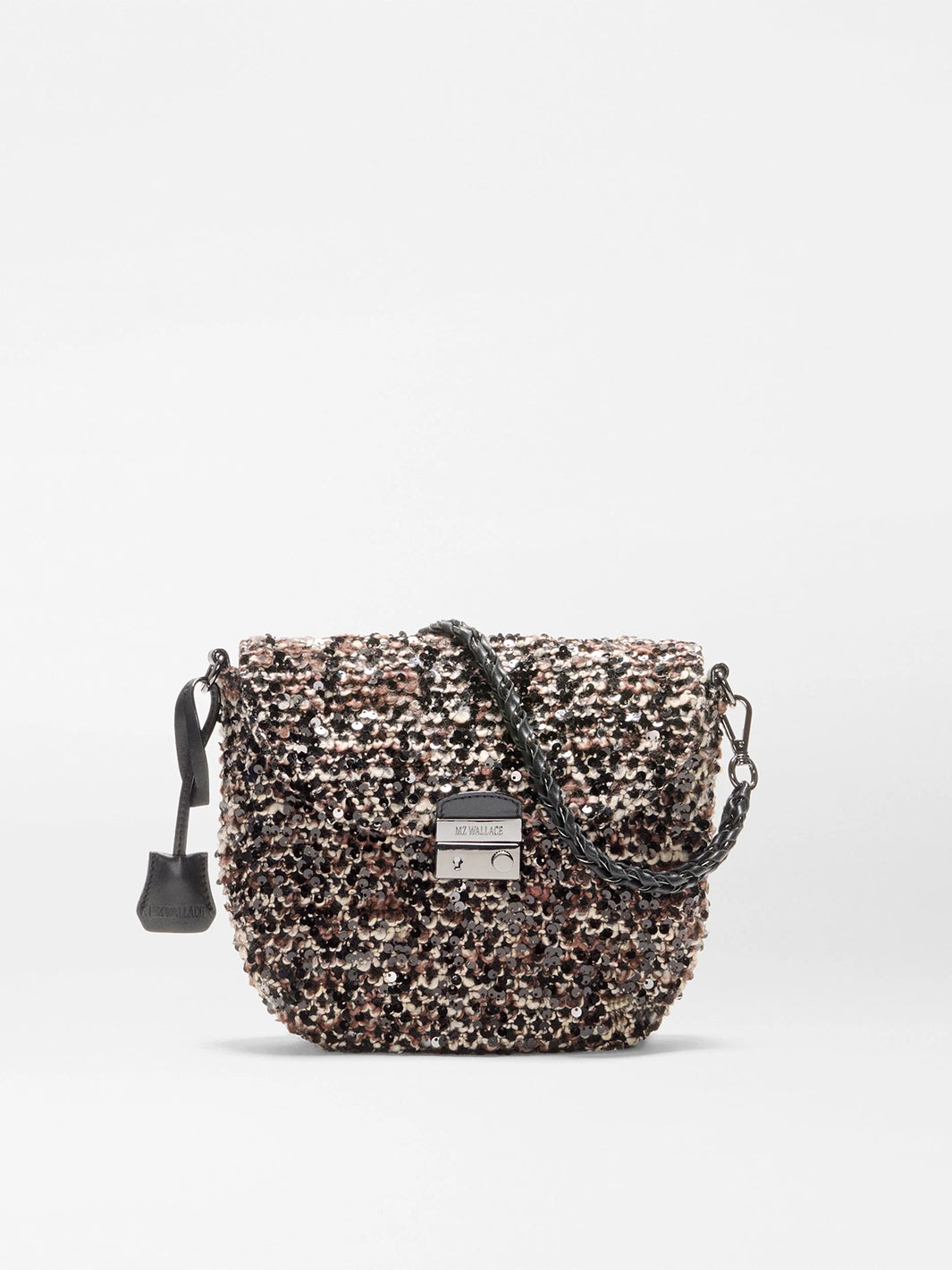 Crosby Lock Saddle in Sequin Winter Boucle