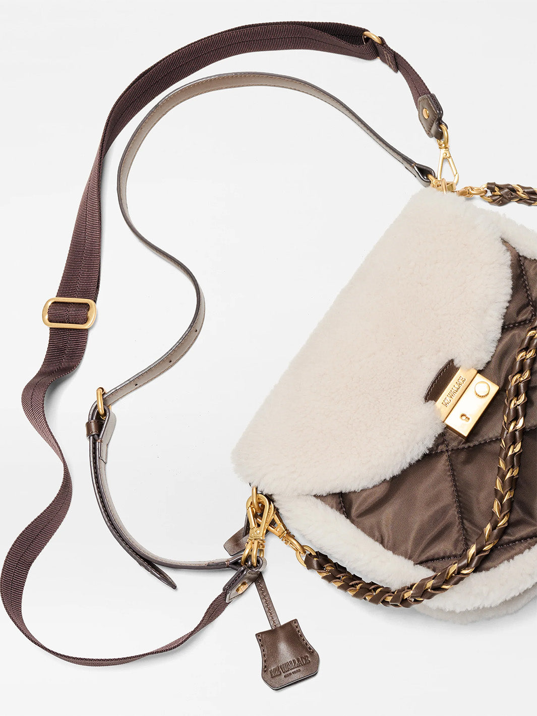 MZ Wallace Crosby Lock Saddle | Shop Handbags | Faye's Milwaukee