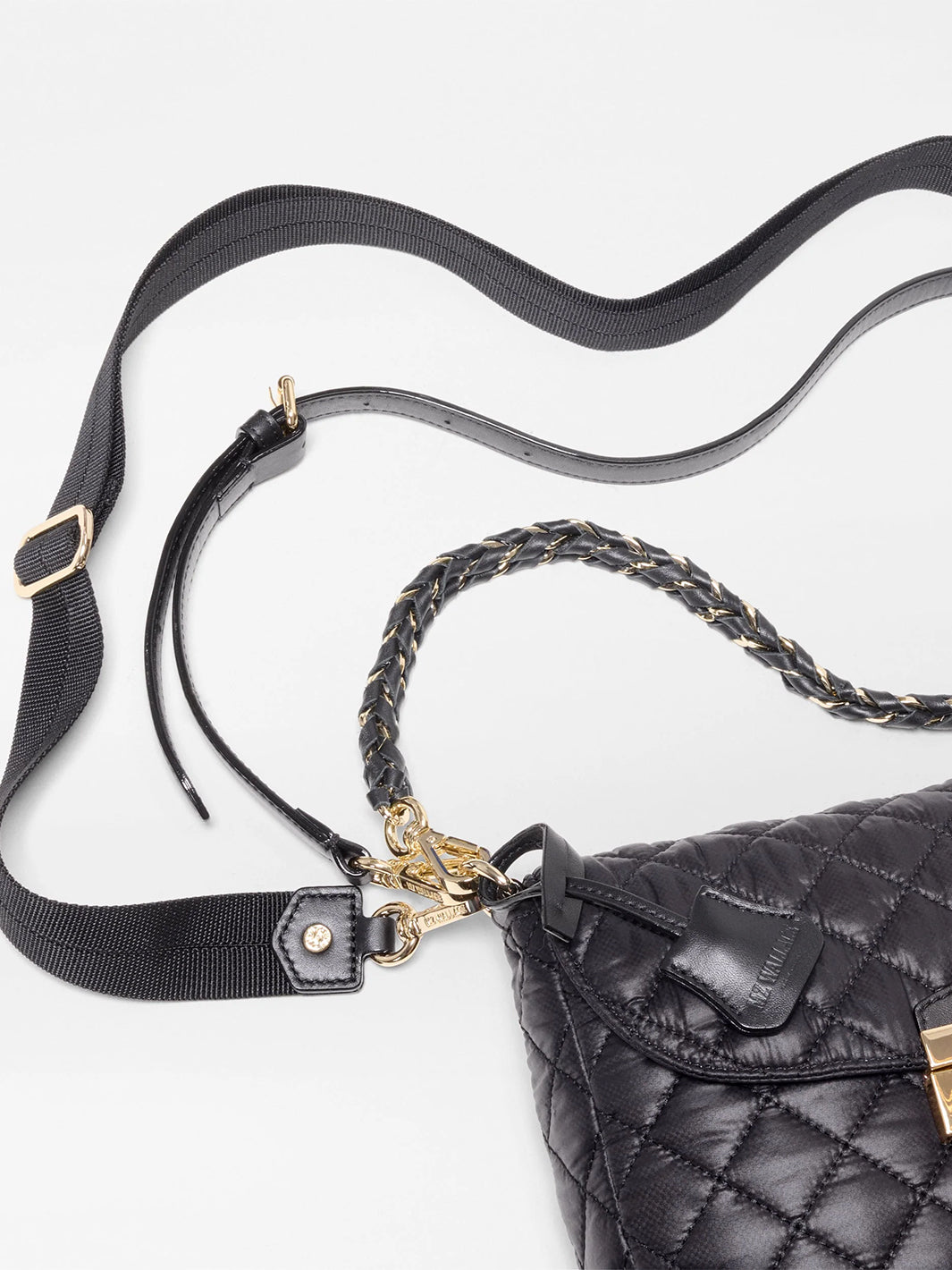 Crosby Lock Saddle in Black