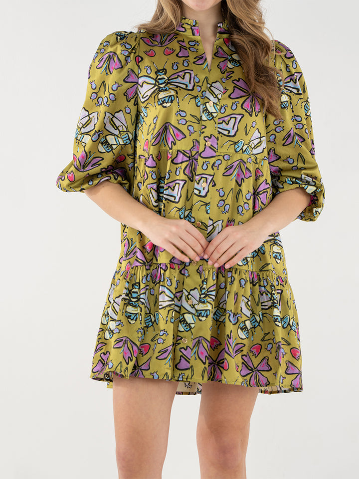 The Sadie Dress in Dutch Bee
