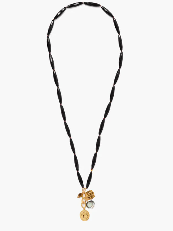 Salome Necklace in Onyx