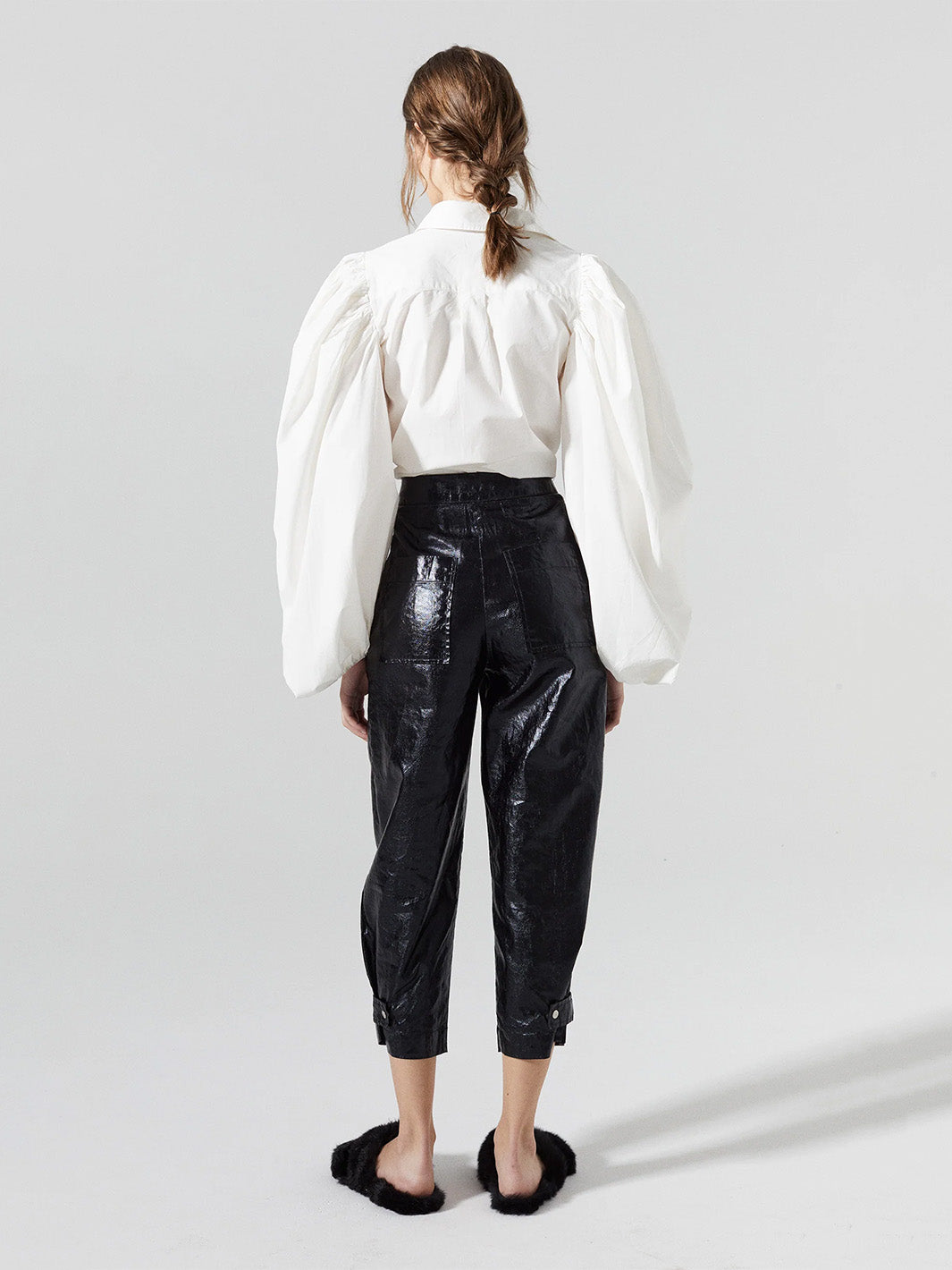 Samba Cotton Poplin Shirt in White