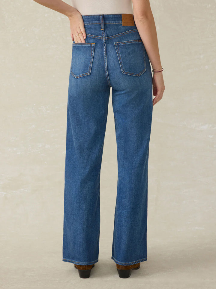 Saturday Denim Wide Leg Jean in Indigo Coast Wash