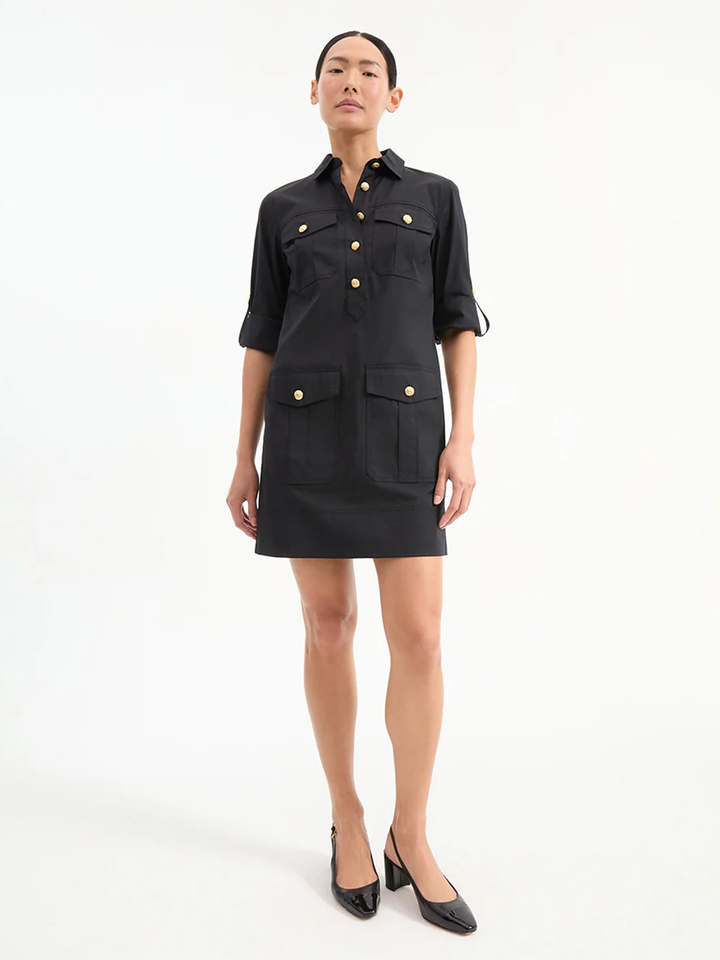 Saude Dress in Black