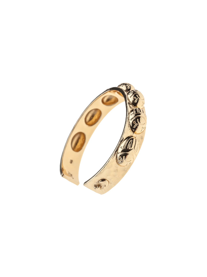 PROTECT JW Gold Scarab Cuff