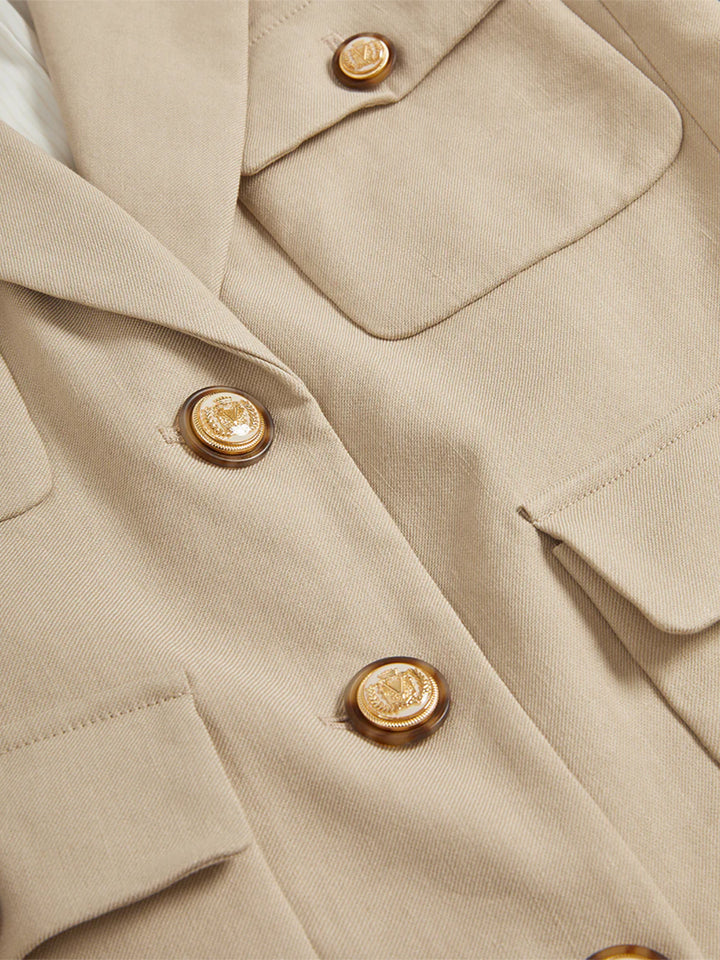 Schuyler Jacket in Stone Khaki