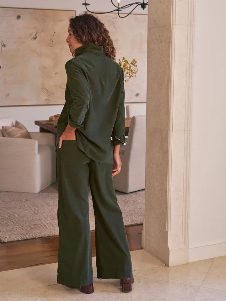 Scottland Getaway Set in Green Corduroy