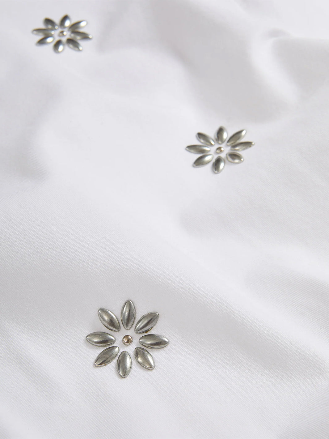 Sebastian Embellished T-Shirt in White