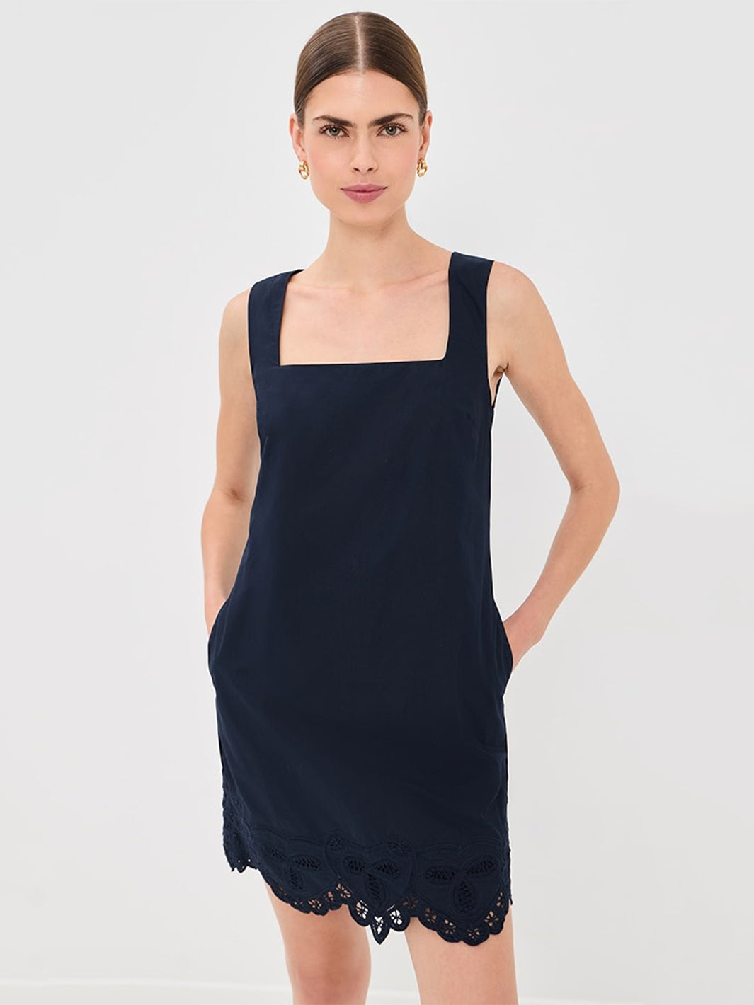 Shanice Dress in Navy