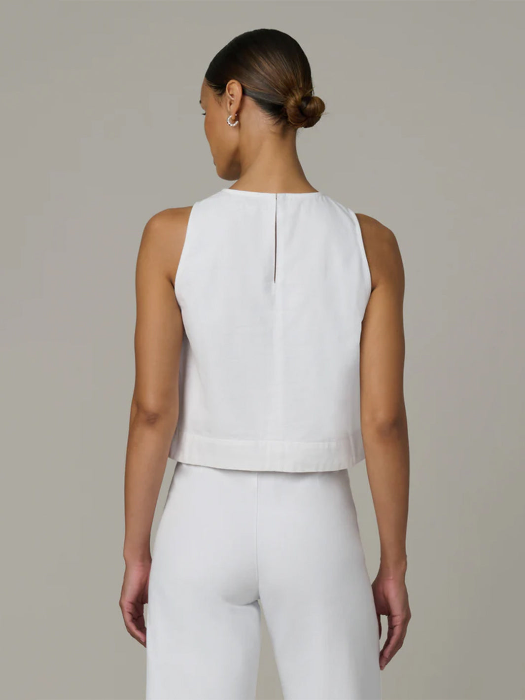 The Denim Shell in White