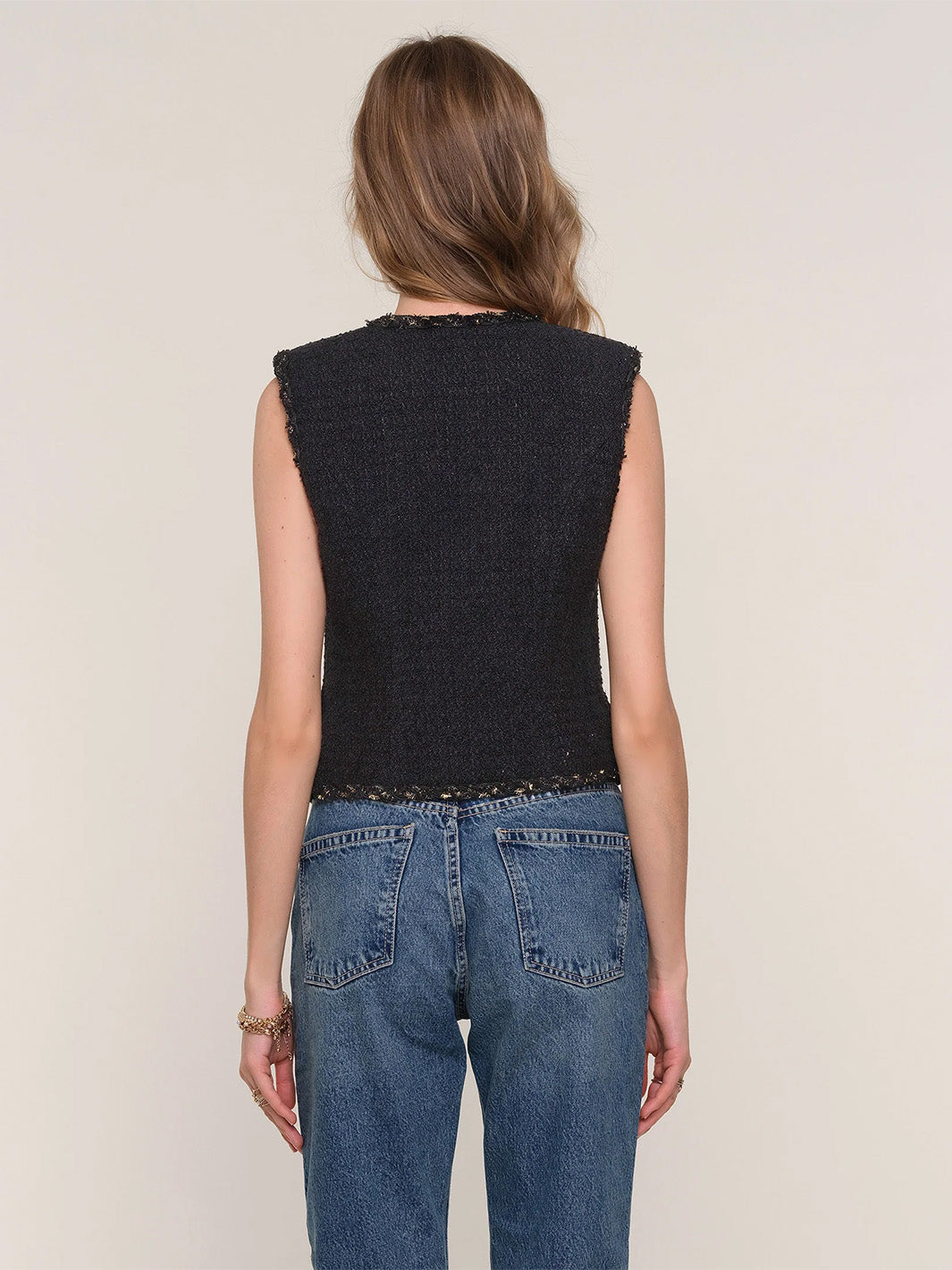Shirley Vest in Black