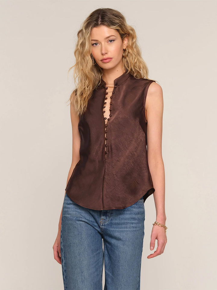 Sidney Top in Coco
