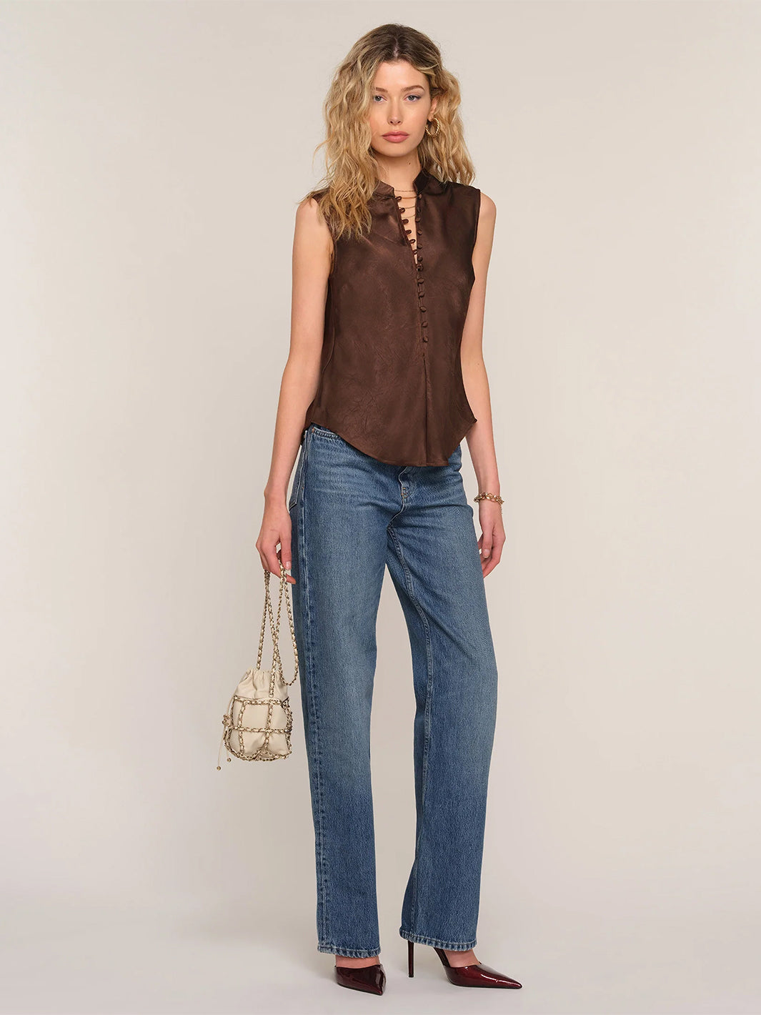 Sidney Top in Coco