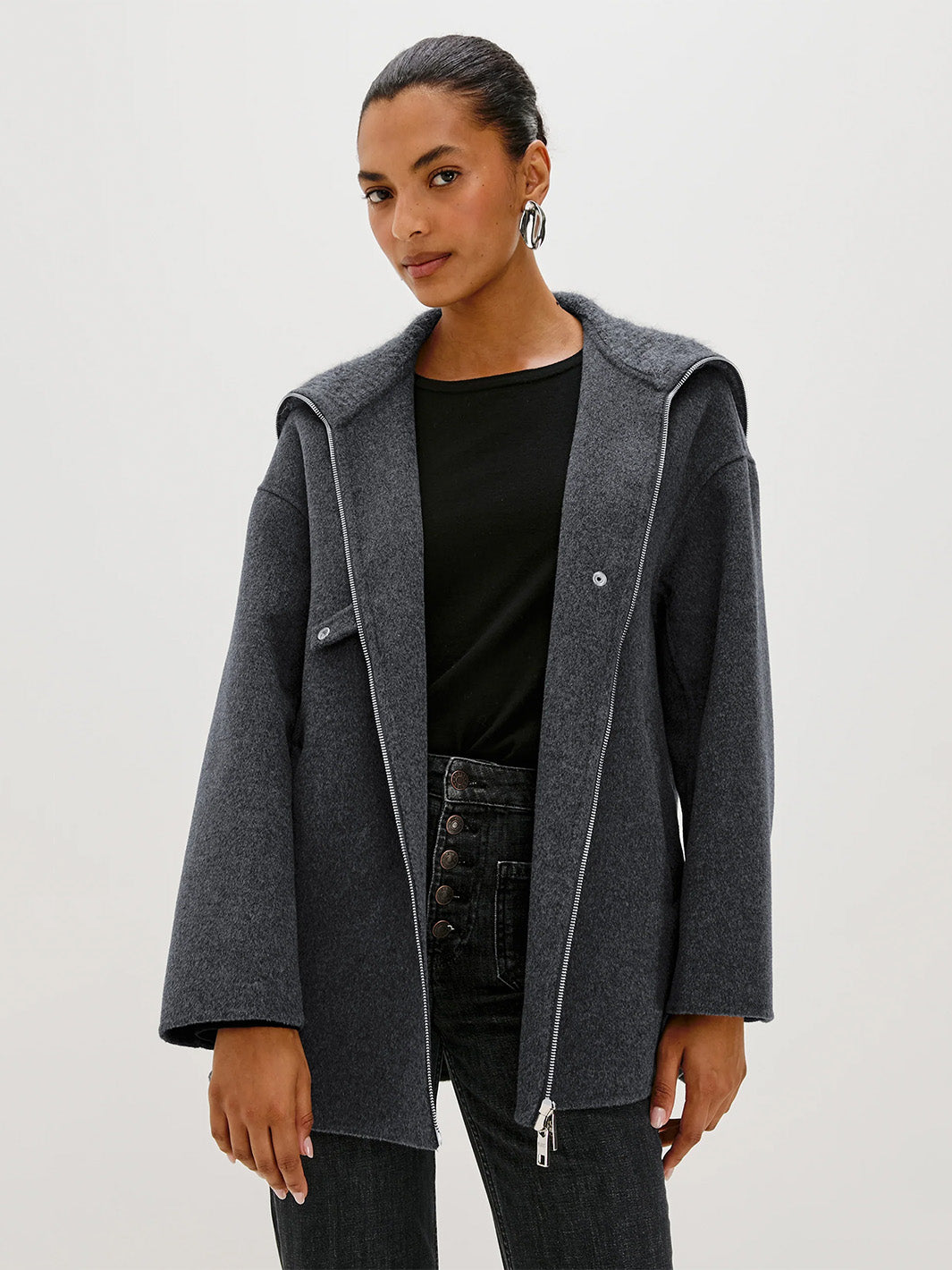 Silves Jacket in Charcoal