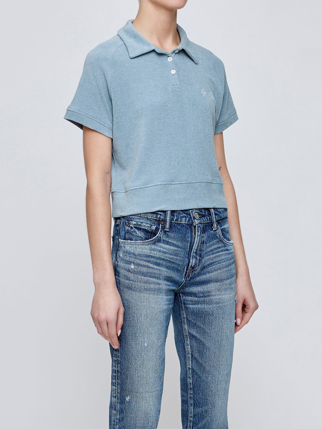 Skipper Polo in Saxon Blue