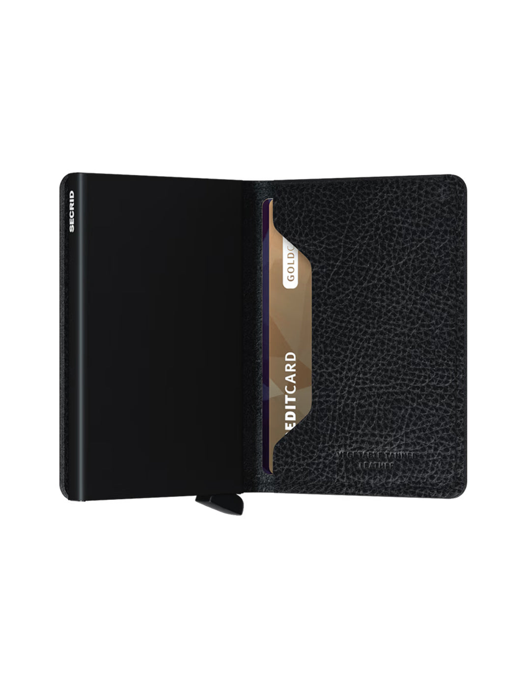 Slim Wallet Veg in Black