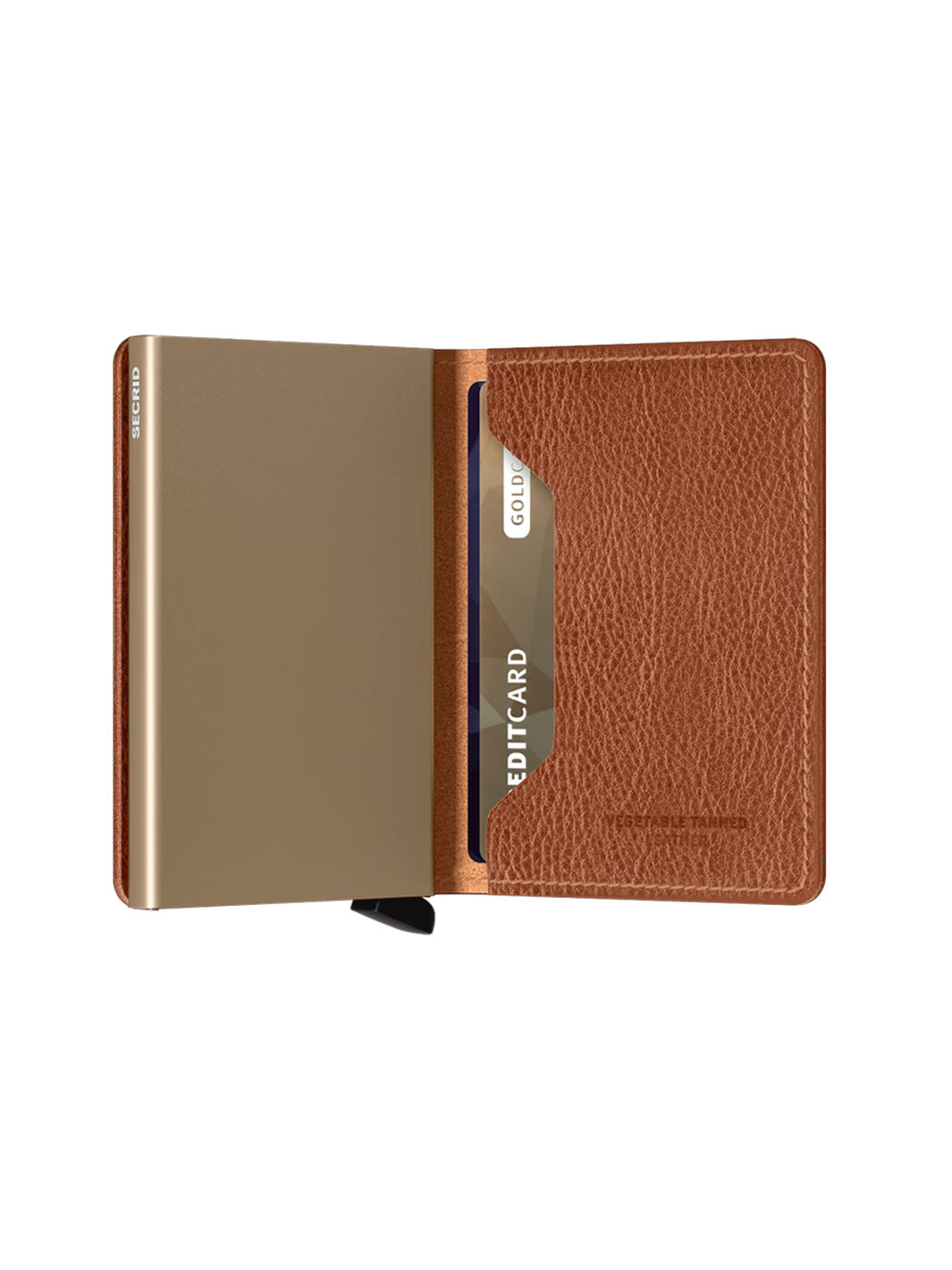 Slim Wallet Veg in Caramello - Sand