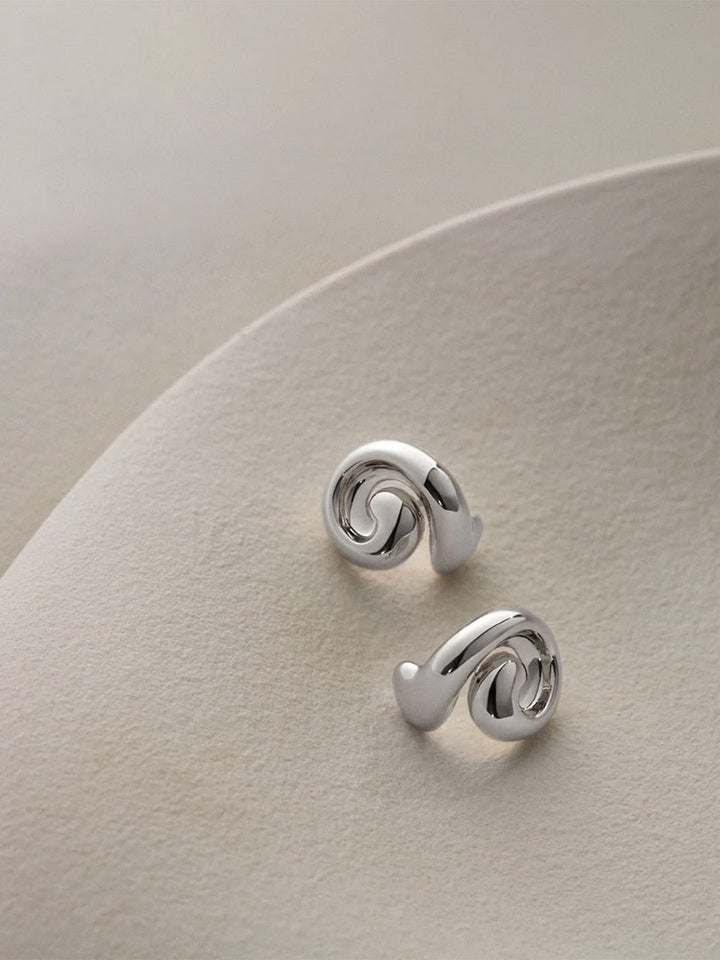 Small Gio Earrings in Silver