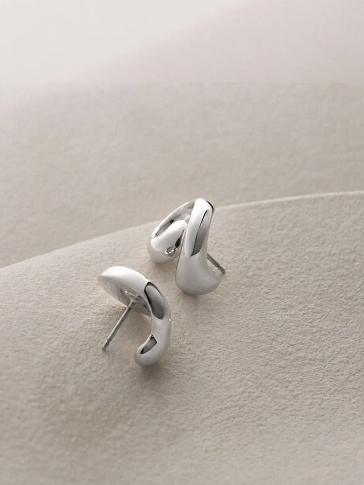 Small Gio Earrings in Silver