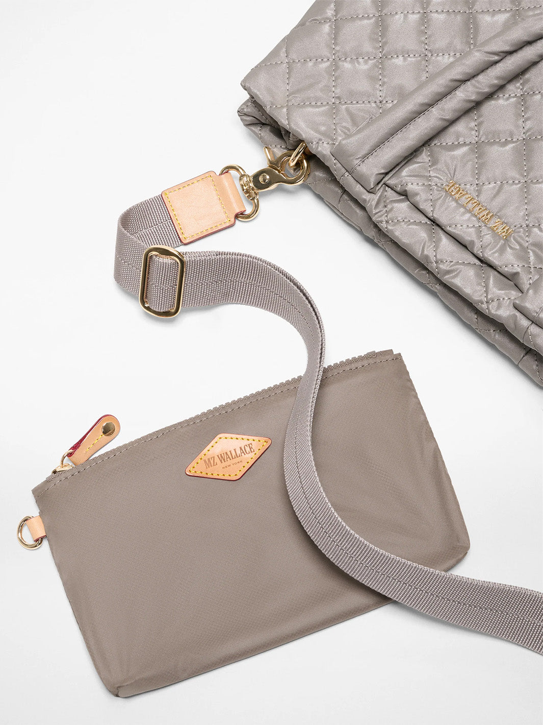 Small Metro City Tote in Sable Pearl Metallic