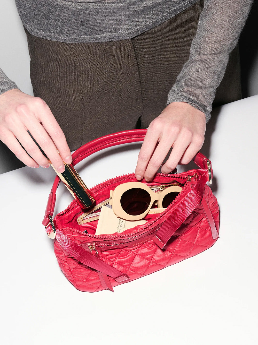 Small Park Shoulder Bag in Apple