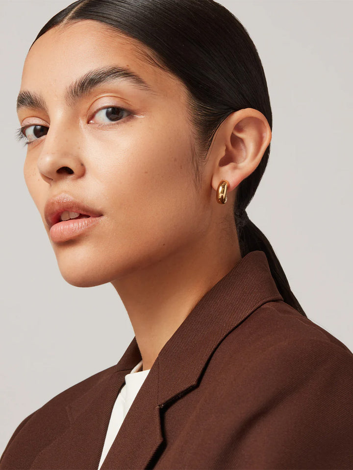 Small Tome Hoops in Gold