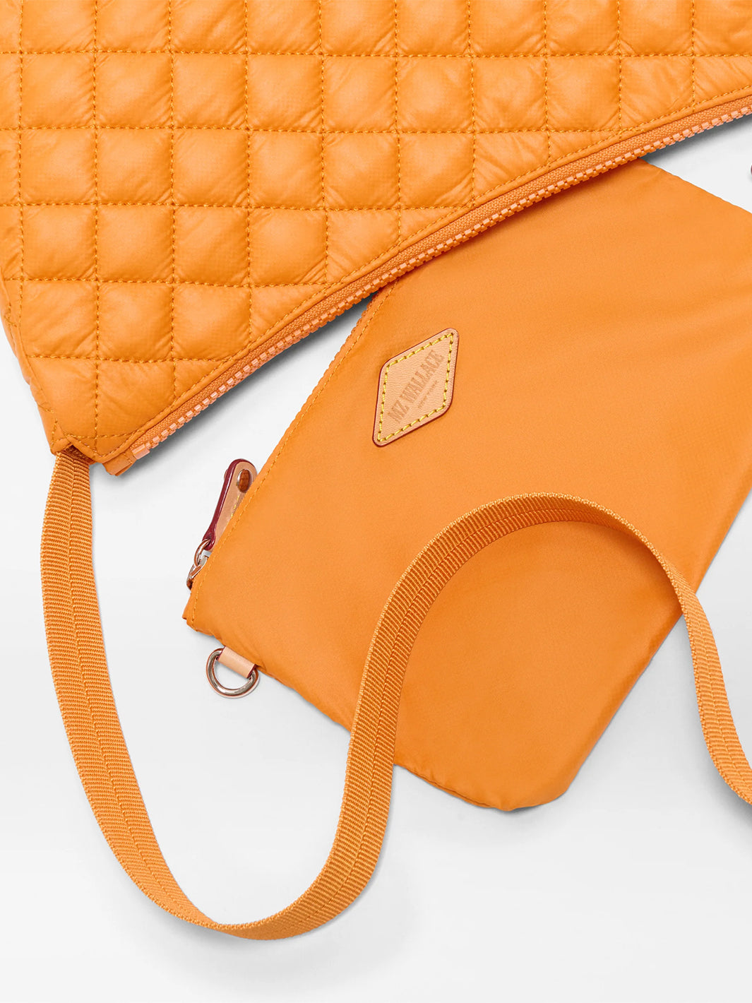 Small Metro Smile Bag in Sunset Orange