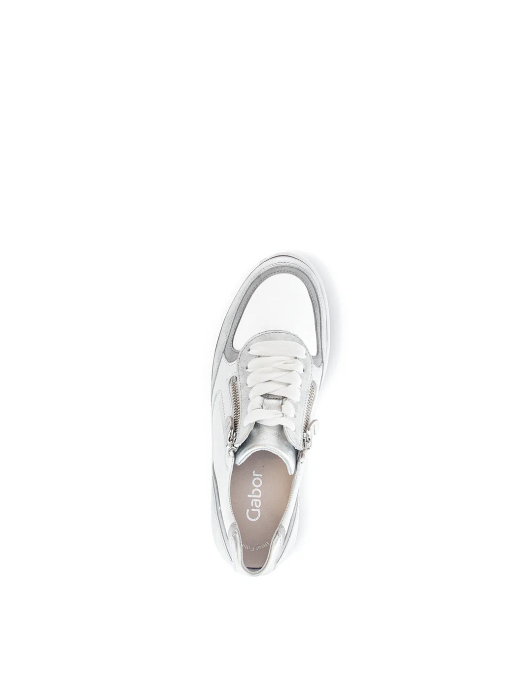 Sneaker in White/Gray Combination