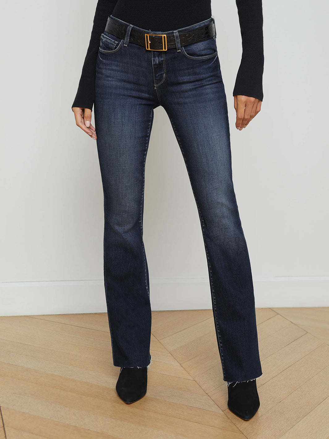 Sneeki Low-Rise Straight-Leg Jean in Crest