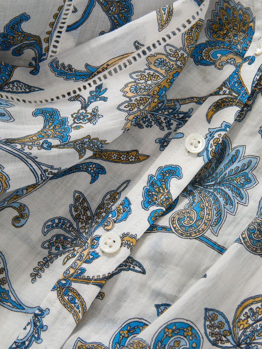 Soleil Paisley Blouse in Dove Multi