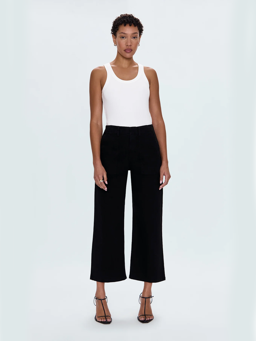 Sophia Wide Leg Pant in Black