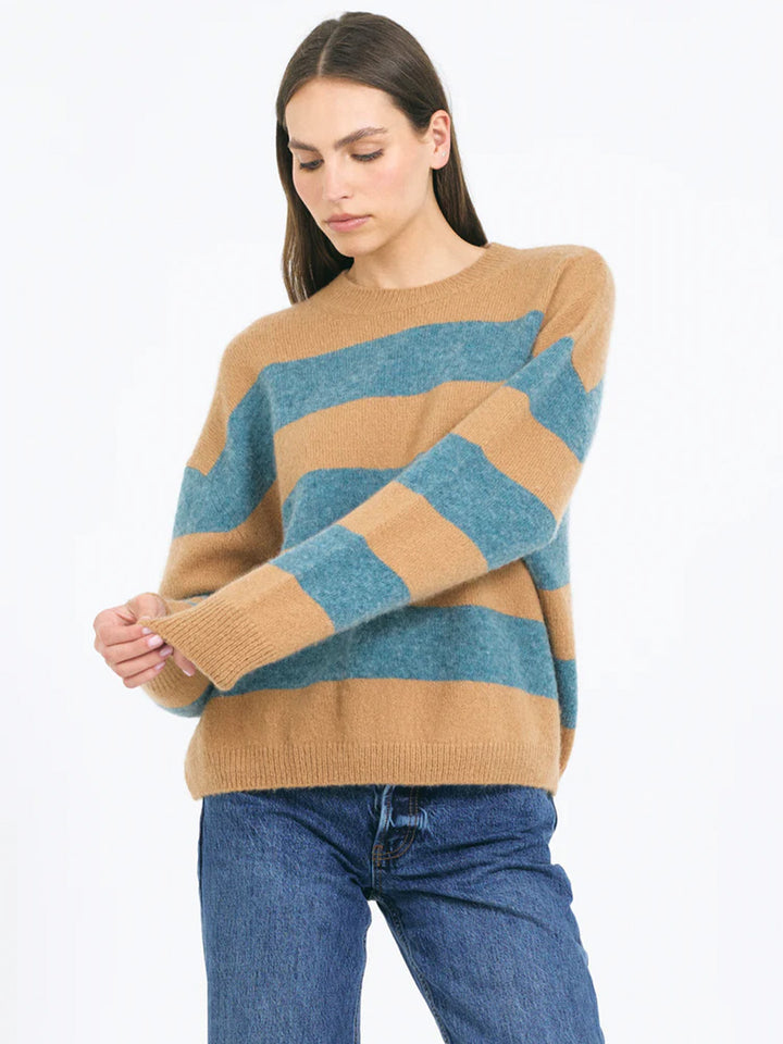 Sophie Pullover in Chestnut Combo