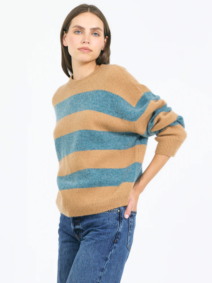 Sophie Pullover in Chestnut Combo