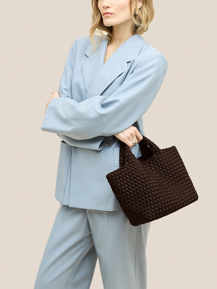 St Barths Small Tote in Chocolate