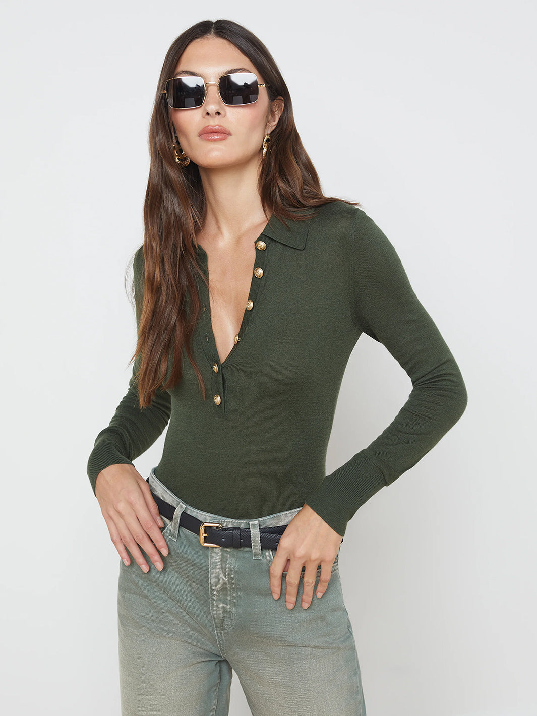 Sterling Sweater in Army