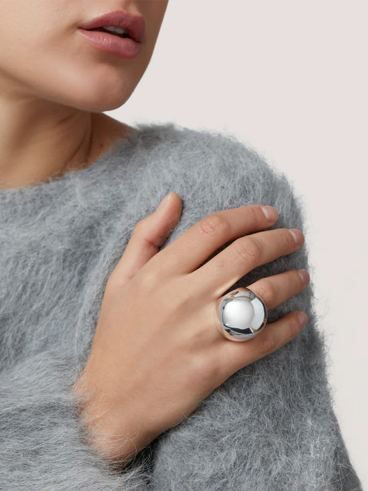 Supernova Ring in Silver