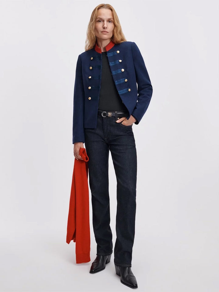 Sutton Cigarette Jean in Dark Rinse