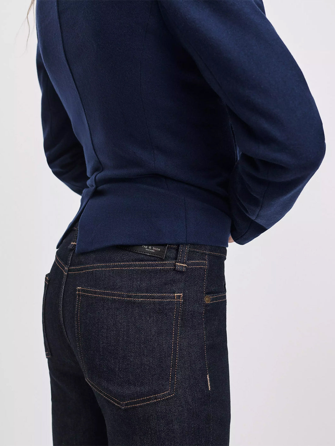 Sutton Cigarette Jean in Dark Rinse