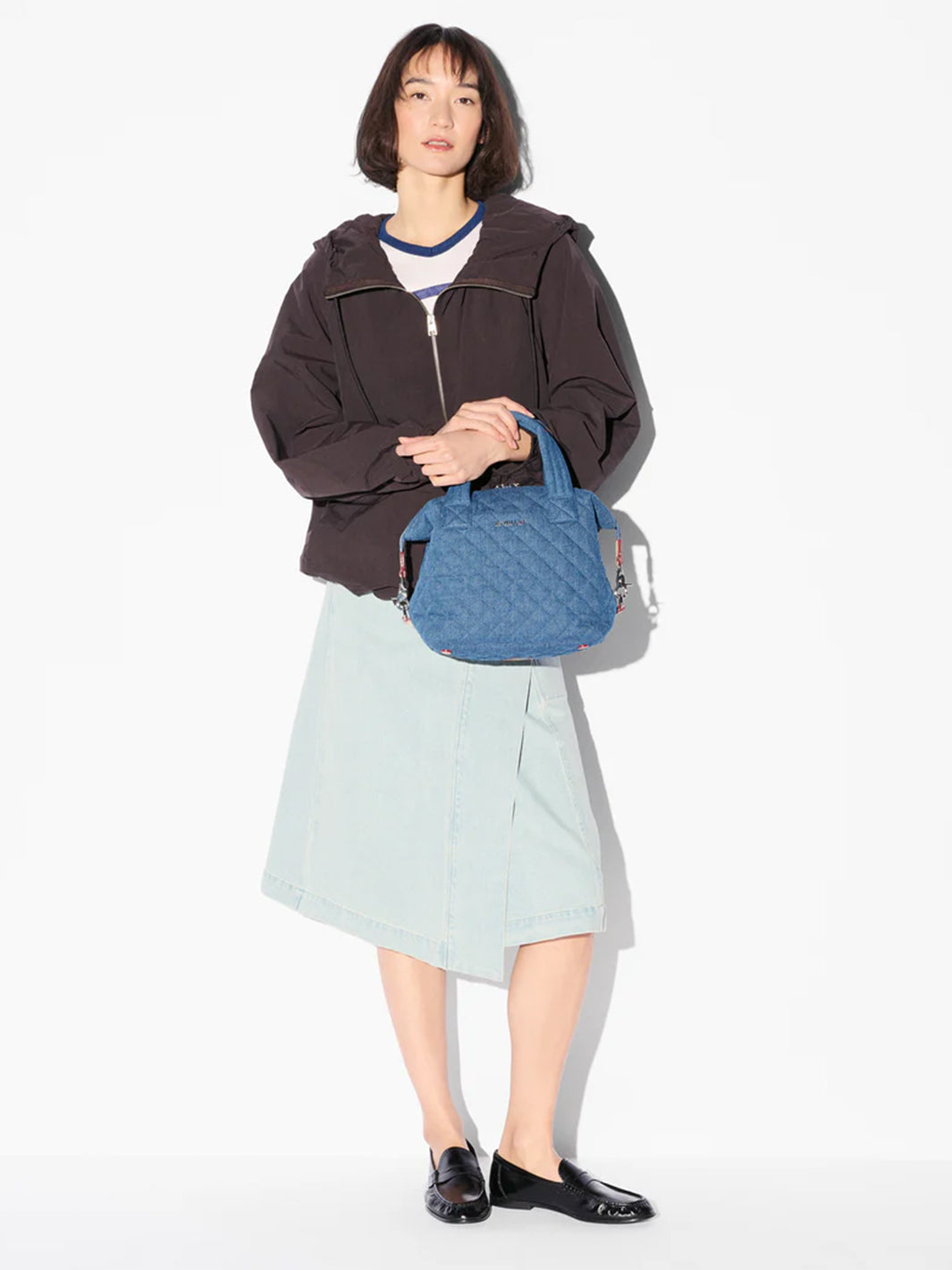 Small Sutton Deluxe in True Blue Denim