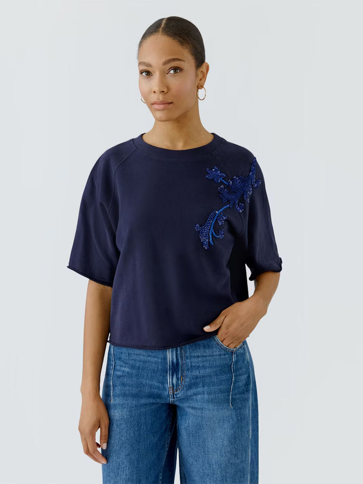 Sweatshirt in Dark Blue