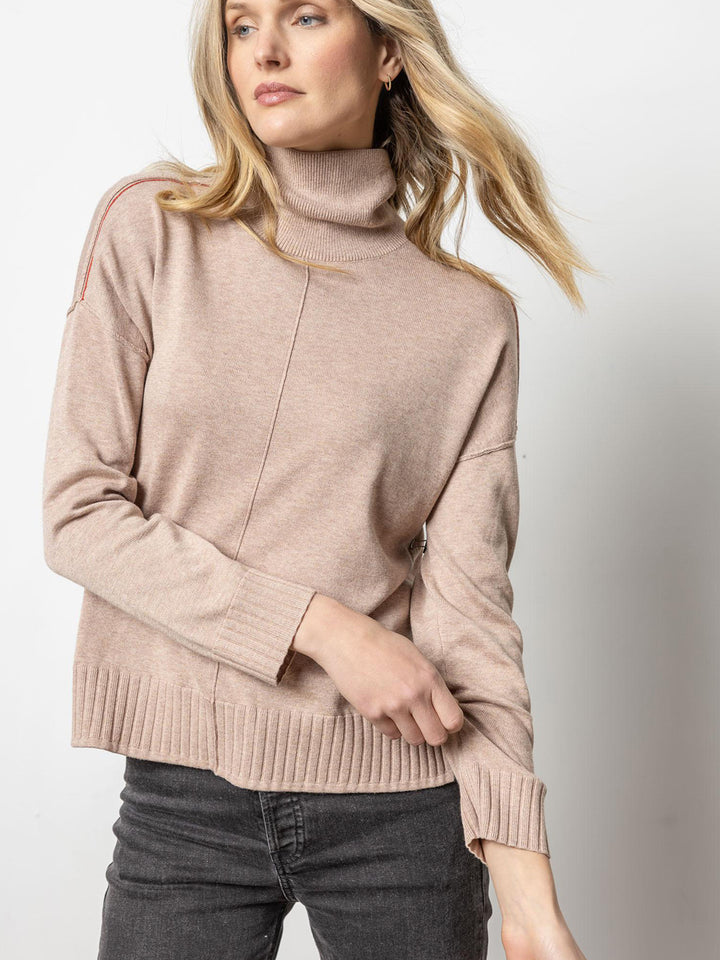 Turtleneck Sweater in Twig