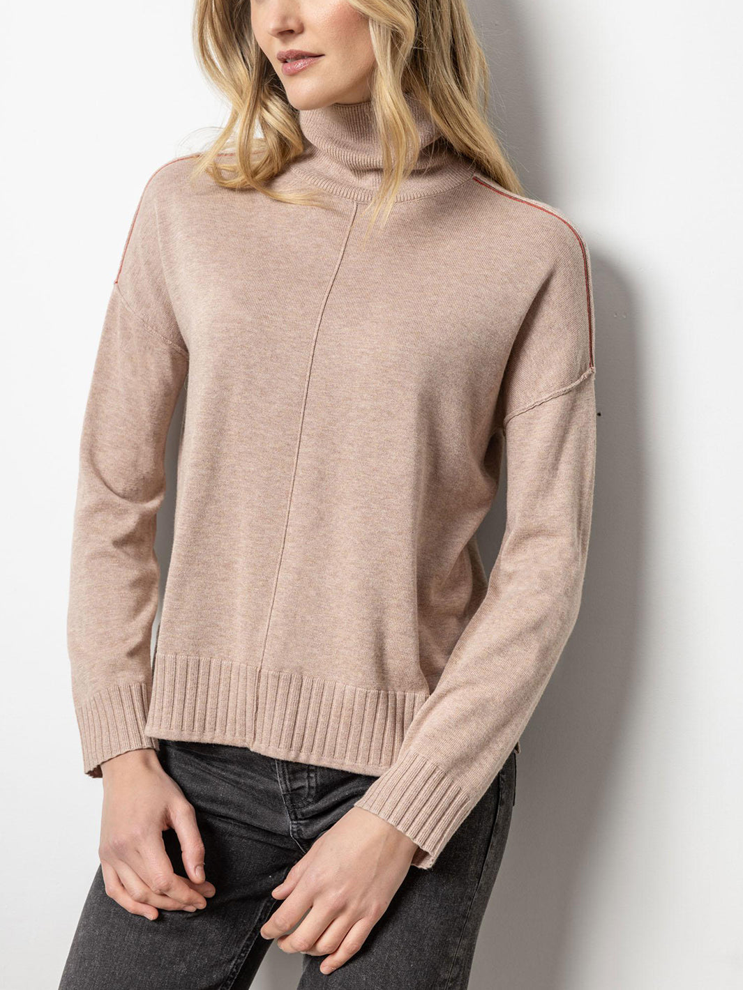 Turtleneck Sweater in Twig