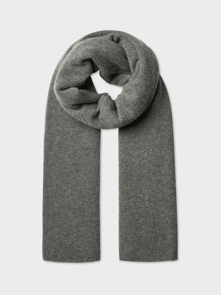 Cashmere Travel Wrap in Graphite Heather