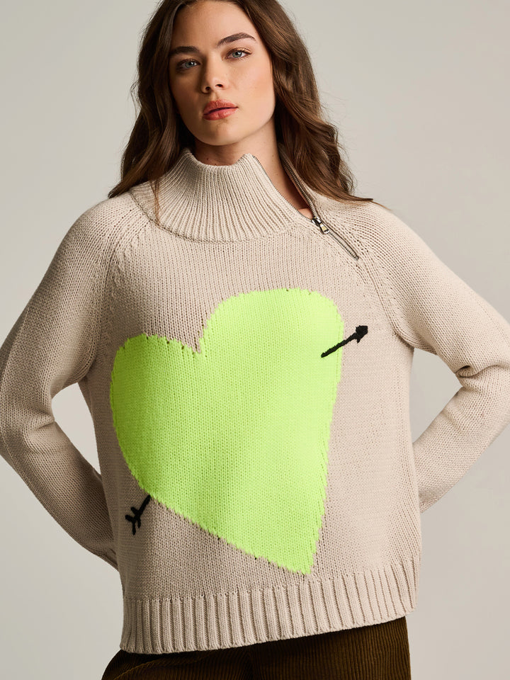 Take Aim Sweater in Chickpea
