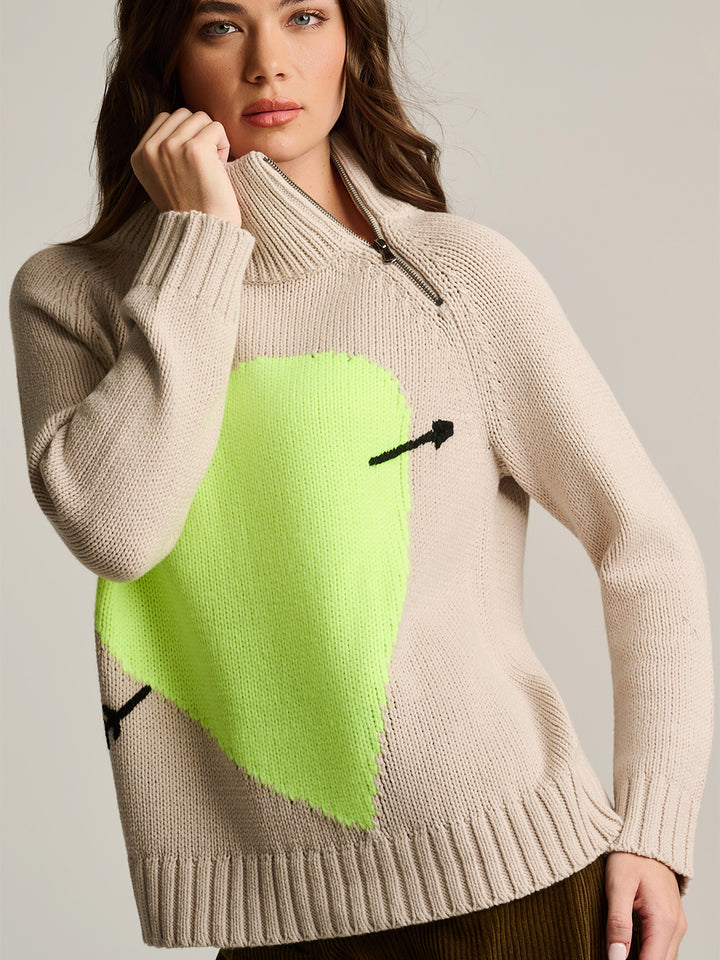 Take Aim Sweater in Chickpea