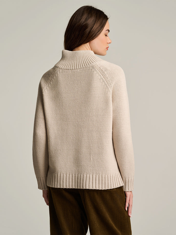 Take Aim Sweater in Chickpea