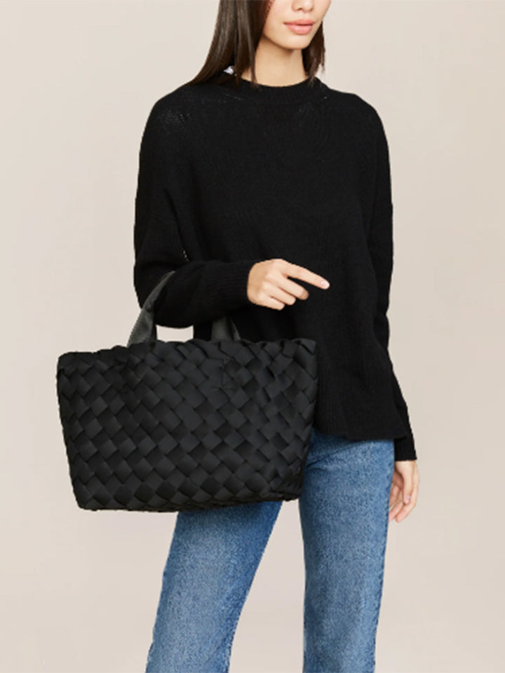 Tangier Medium Tote in Onyx