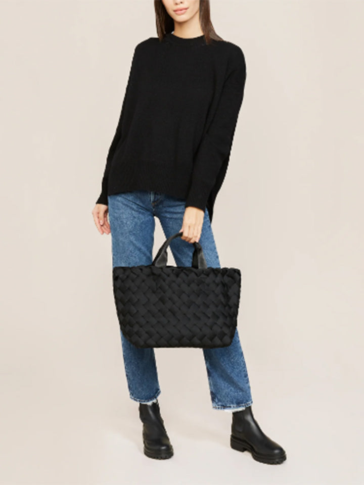 Tangier Medium Tote in Onyx