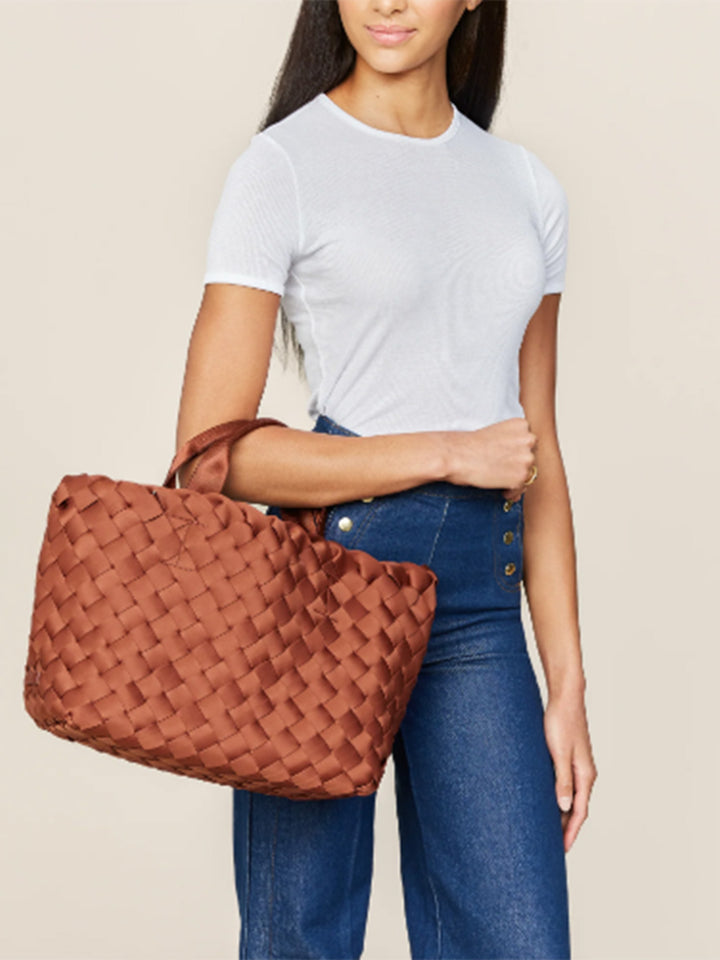 Tangier Medium Tote in Adobe